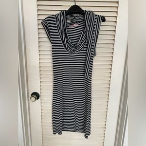 Juicy Couture gray black stripe dress or tunic P